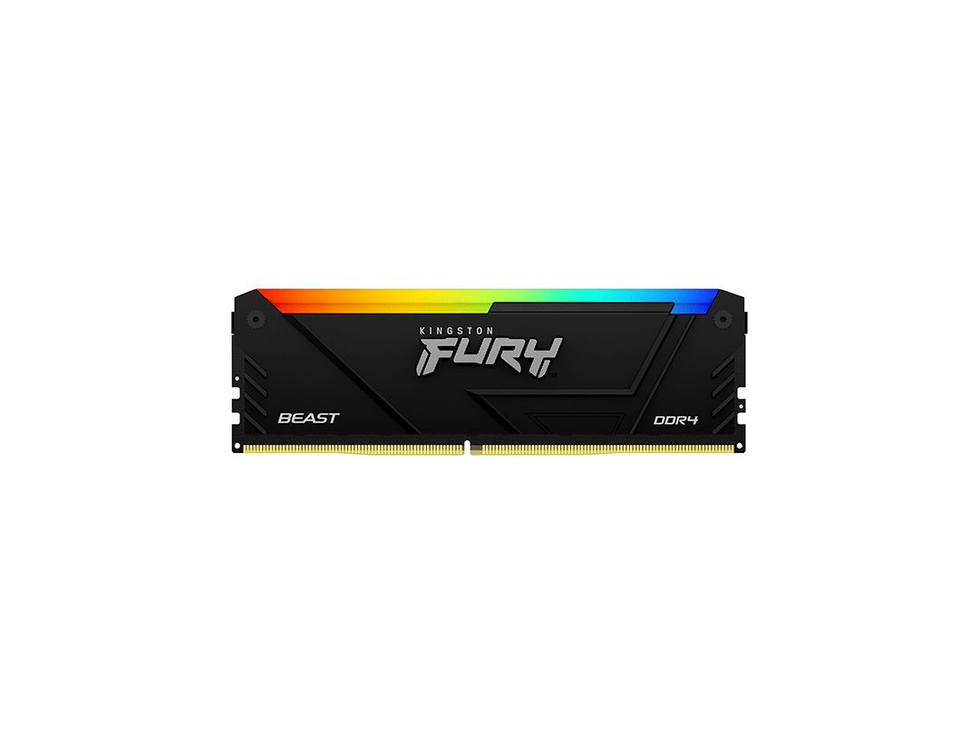 Kingston FURY Beast 8GB 3200 MHz DDR4 RGB Memory in Qatar Kingston FURY Beast 8GB 3200 MHz DDR4 RGB Memory in Qatar